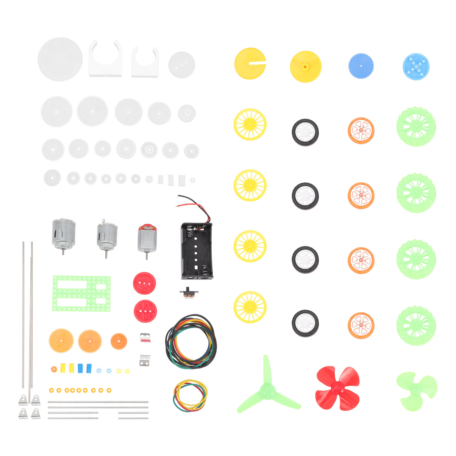 Science Project Kit - 112 sztuk – zestaw zębatek do