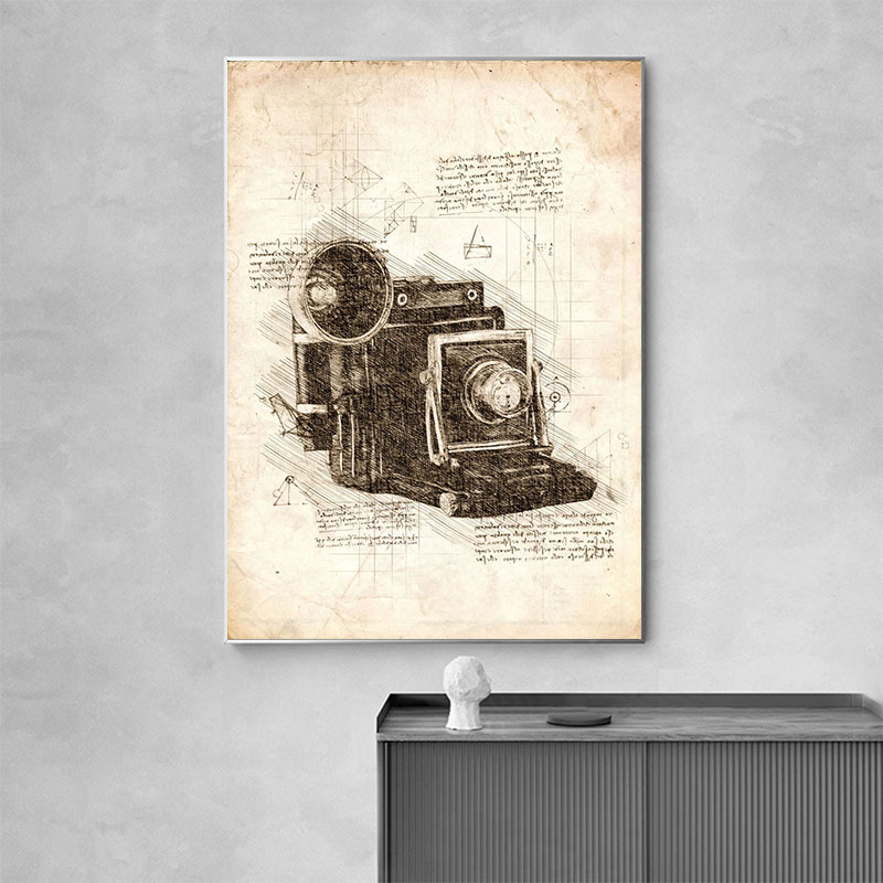 Vintage streszczenie Da Vinci  – Star Map Poster recenzja i cena