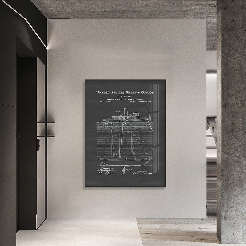 Prosty Czarno-Biały Szary Amer – Star Map Poster recenzja i cena